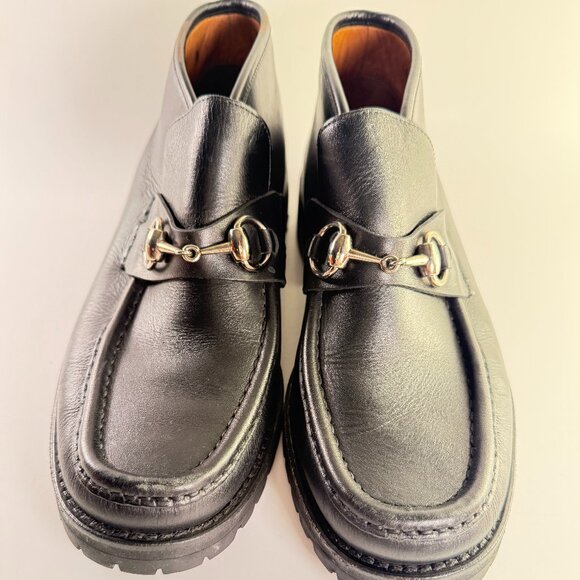 Hightop Gucci Sylke Horsebit Chukka Loafer - Picture 2 of 10